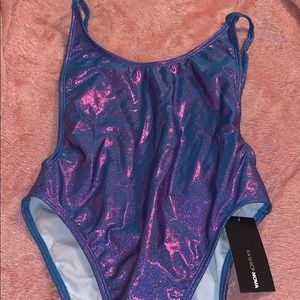 Metallic Fashion Nova Swimsuit